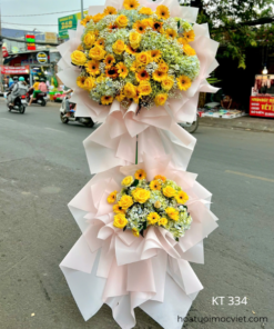kệ hoa khai trương