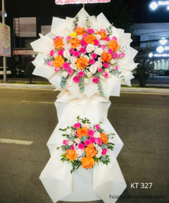 hoa chúc mừng khai trương 327