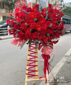 hoa chúc mừng khai trương