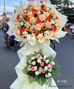 hoa chúc mừng khai trương 332