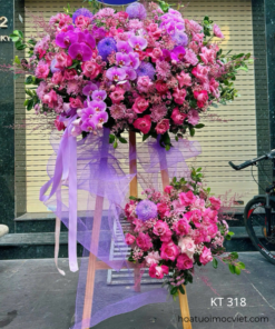 kệ hoa chúc mừng 318